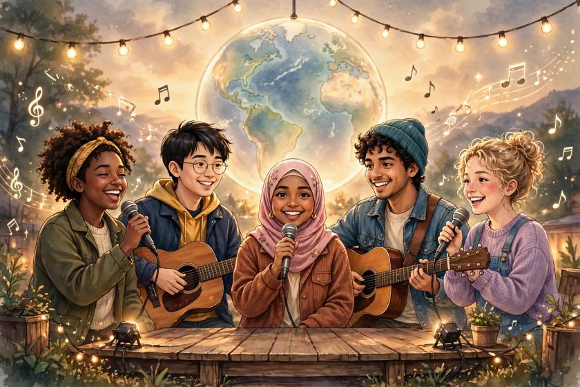 One World, Many Voices songwriting contest